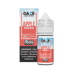 7 DAZE SALT SERIES - REDS APPLE GUAVA ICED - 30ML (30MG-50MG)