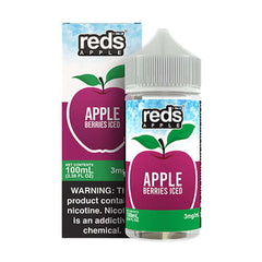 7 Daze Freebase Reds Apple Berries Iced