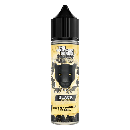 DR VAPES FREEBASE - BLACK CUSTARD - 60ML (3MG-6MG-12MG-18MG)
