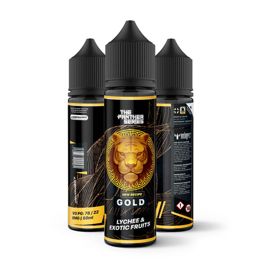DR VAPES FREEBASE - GOLD PANTHER - 60ML (3MG-6MG-12MG-18MG)