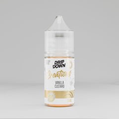 DRIP DOWN CREATION DESSERT SERIES NIC SALT - VANILLA CUSTARD - 30ML (35MG)
