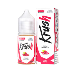 DRIP DOWN KRUSH SERIES NIC SALT - TRIPLE GRAPE ICE - 30ML (30MG-50MG)