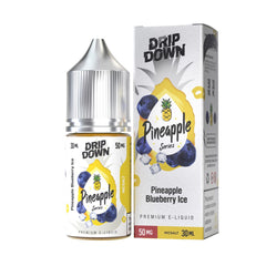 DRIP DOWN PINEAPPLE SERIES NIC SALT - PINEAPPLE BLUEBERRY ICE - 30ML (30MG-50MG)