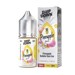 DRIP DOWN PINEAPPLE SERIES NIC SALT - PINEAPPLE BUBBLE GUM ICE - 30ML (30MG-50MG)