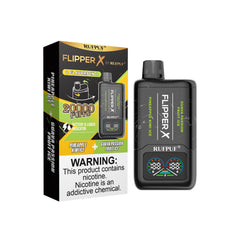 FLIPPER X BY RUFPUF DISPOSABLE VAPE - GUAVA PASSION FRUIT ICE + PINEAPPLE KIWI ICE - 20000 PUFFS (50MG)