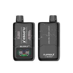 FLIPPER X BY RUFPUF DISPOSABLE VAPE - PASSION FRUIT LYCHEE ICE + PINEAPPLE MANGO ICE - 20000 PUFFS (50MG)