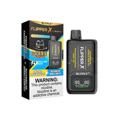 FLIPPER X BY RUFPUF DISPOSABLE VAPE - WATERMELON BUBBLE GUM ICE + PINEAPPLE PASSION FRUIT ICE - 20000 PUFFS (50MG)