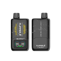 FLIPPER X BY RUFPUF DISPOSABLE VAPE - WATERMELON BUBBLE GUM ICE + PINEAPPLE PASSION FRUIT ICE - 20000 PUFFS (50MG)