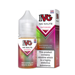 IVG INTENSE NIC SALT - WATERMELON GRAPE BURST - 30ML (35MG-55MG)