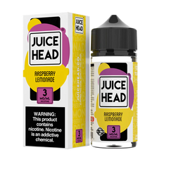 JUICE HEAD ZTN FREEBASE - RASPBERRY LEMONADE - 100ML (0MG-3MG-6MG)