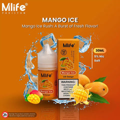 MLIFE NIC SALT - MANGO ICE - 30ML (50MG)