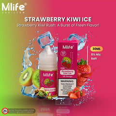 MLIFE NIC SALT - STRAWBERRY KIWI ICE - 30ML (50MG)