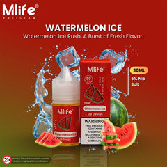 MLIFE NIC SALT - WATERMELON ICE - 30ML (50MG)