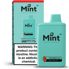 MNKE BARS MINT SERIES DISPOSABLE POD - STRAWBERRY MINT - 6500 PUFFS (50MG)
