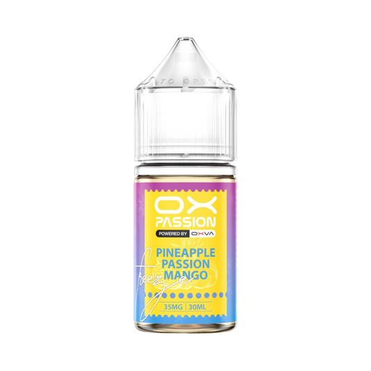 OX PASSION NIC SALT – PINEAPPLE PASSION MANGO FREEZE – 30ML (35MG-55MG)