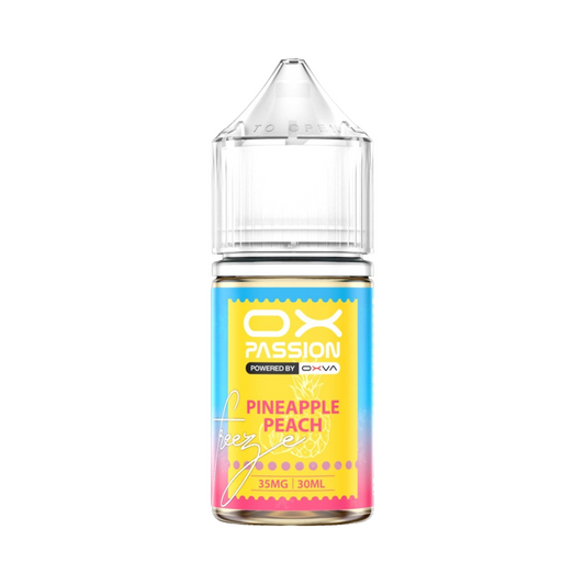 OX PASSION NIC SALT – PINEAPPLE PEACH FREEZE – 30ML (35MG-55MG)