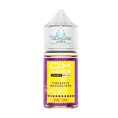 OX PASSION NIC SALT – PINEAPPLE MANGOSTEEN FREEZE – 30ML (35MG-55MG)