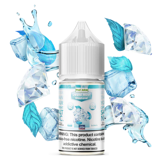 POD JUICE NIC SALT - JEWEL MINT DIAMOND – 30ML (35MG-55MG)
