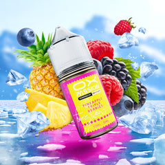 OX PASSION NIC SALT – PINEAPPLE TRIPLE BERRIES FREEZE – 30ML (35MG-55MG)
