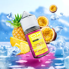 OX PASSION NIC SALT – PINEAPPLE PASSION FRUIT FREEZE – 30ML (35MG-55MG)