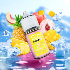 OX PASSION NIC SALT – PINEAPPLE PEACH MANGO FREEZE – 30ML (35MG-55MG)