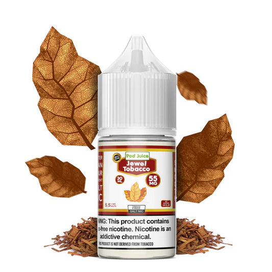 POD JUICE NIC SALT - JEWEL TOBACCO – 30ML (35MG-55MG)
