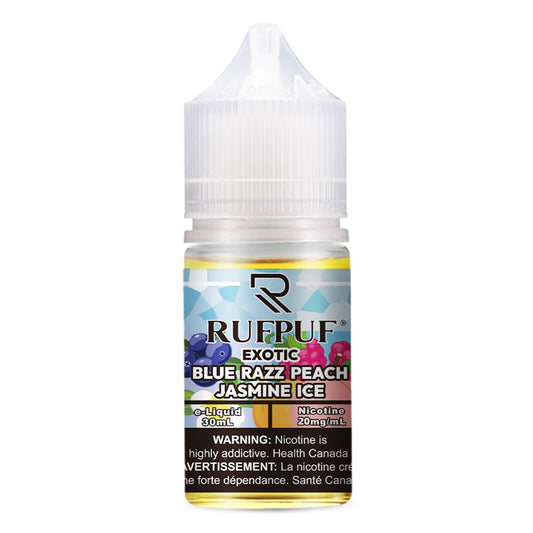 Rufpuf Exotic Blue Razz Peach Jasmine Ice Nic Salt in Karachi Pakistan