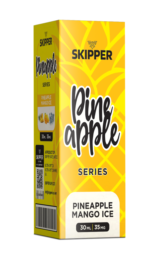 SKIPPER PINEAPPLE SERIES NIC SALT - PINEAPPLE MANGO ICE - 30ML (35MG-50MG)