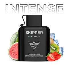 SKIPPER POWERPLAY INTENSE PREFILLED POD - WATERMELON STRAWBERRY KIWI ICE - 50MG (16000 PUFFS)