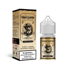 SLUGGER CUBAN CLUSTER SERIES NIC SALT - DRY TOBACCO - 30ML (20MG-35MG-50MG)