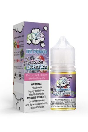 Slugger Grape Lychee Ice Nicotine Salt in Karachi Pakistan