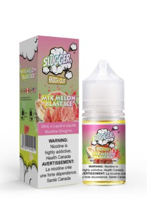 SLUGGER KNOCKOUT SERIES NIC SALT – MIX MELON BLAST ICE – 30ML (20MG-35MG-50MG) - Buy Online Vape On Best Prices From Pakistan Vape Shop | De Vapors Area