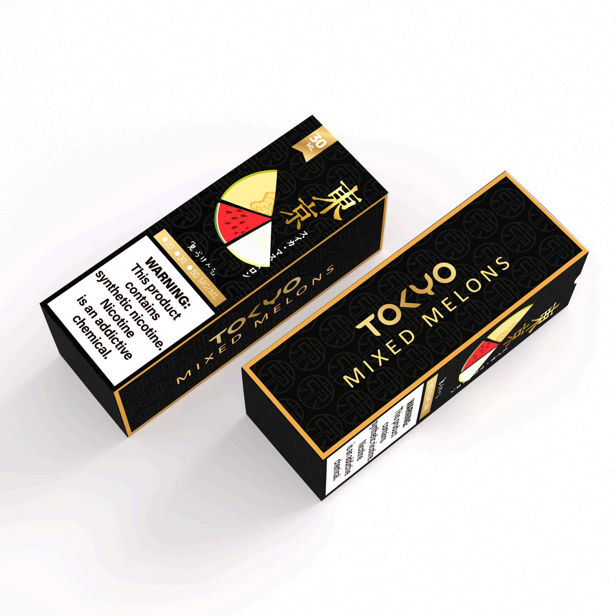 TOKYO GOLDEN SERIES NIC SALT – ICED MIXED MELONS – 30ML (20MG-30MG-50MG) - Buy Online Vape On Best Prices From Pakistan Vape Shop | De Vapors Area