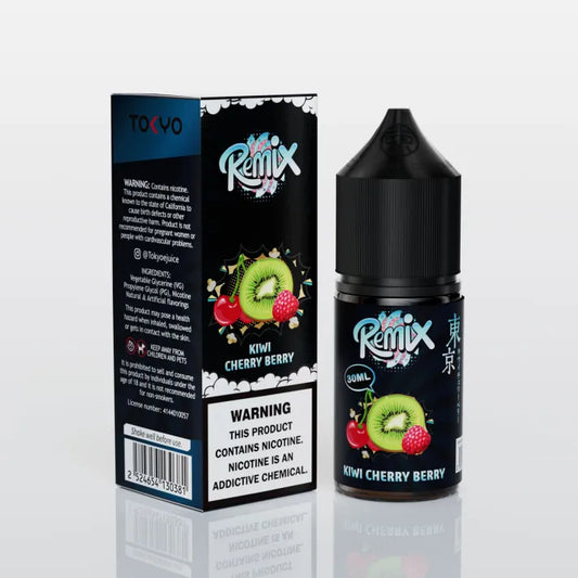 TOKYO REMIX SERIES NIC SALT - KIWI CHERRY BERRY ICE – 30ML (20MG-30MG-50MG)