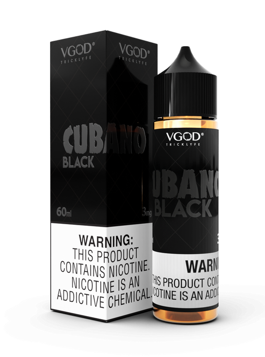 VGOD FREEBASE - CUBANO BLACK - 60ML (0MG-3MG-6MG-12MG-18MG)