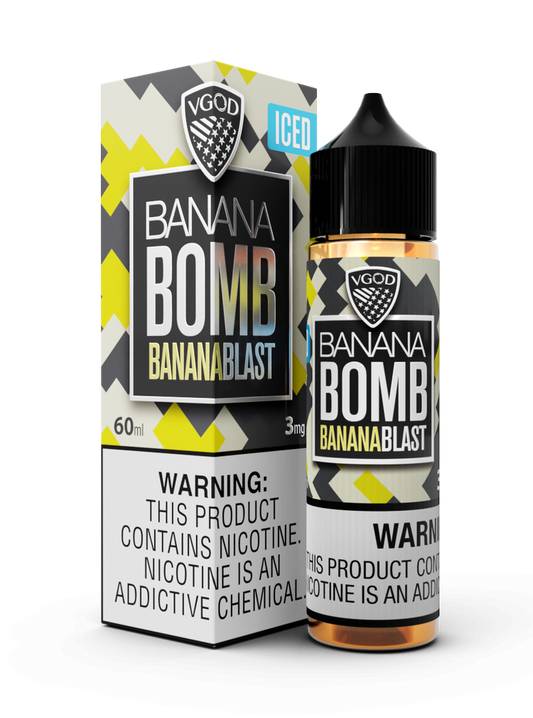 VGOD FREEBASE - ICED BANANA BOMB - 60ML (0MG-3MG-6MG-12MG-18MG)
