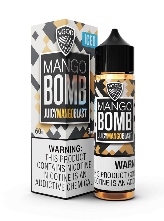 VGOD FREEBASE - ICED MANGO BOMB - 60ML (0MG-3MG-6MG-12MG-18MG)
