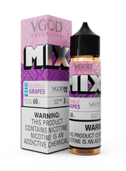 VGOD MIX FREEBASE - ICED BUBBLE GRAPES - 60ML (0MG-3MG-6MG-12MG-18MG)