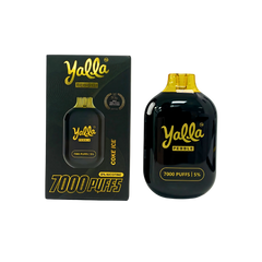 YALLA PEBBLE DISPOSABLE VAPE - COKE ICE - 7000 PUFFS (50MG)