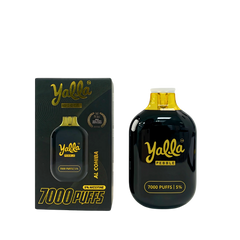 YALLA PEBBLE DISPOSABLE VAPE - AL COHIBA - 7000 PUFFS (50MG)