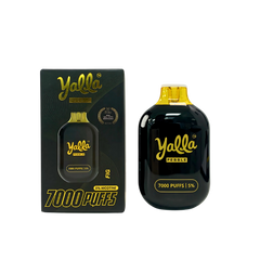 YALLA PEBBLE DISPOSABLE VAPE - FIG - 7000 PUFFS (50MG)