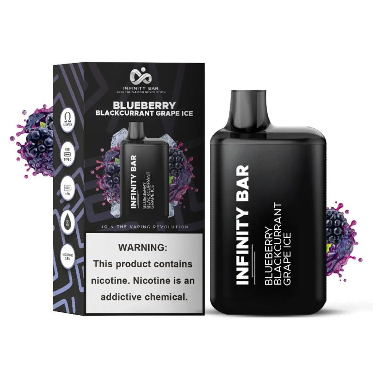 Infinity Bar Blueberry Blackcurrant Grape Ice Disposable Pod