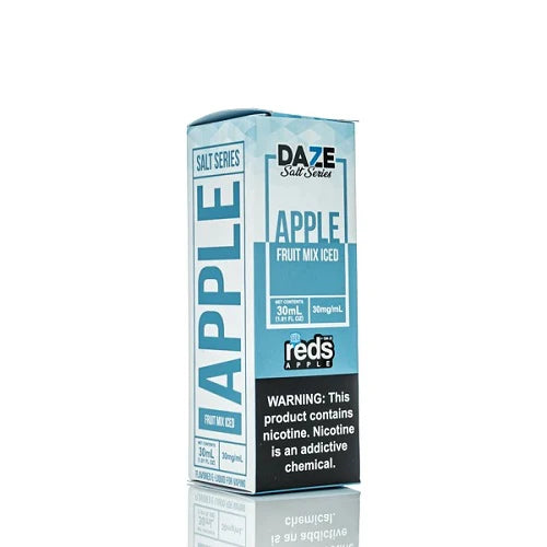 7 DAZE SALT SERIES - REDS APPLE FRUIT MIX ICED - 30ML (30MG-50MG)