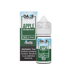 7 DAZE SALT SERIES - REDS APPLE WATERMELON ICED - 30ML (30MG-50MG)