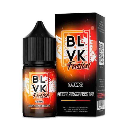 BLVK FUSION NIC SALT – CITRUS STRAWBERRY ICE – 30ML (35MG-50MG)