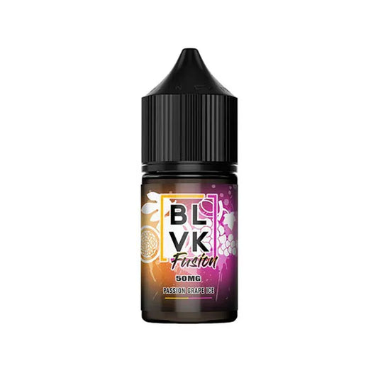 BLVK FUSION NIC SALT – PASSION GRAPE ICE – 30ML (35MG-50MG)