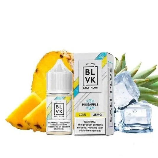 BLVK SALT PLUS NIC SALT – ICE PINEAPPLE – 30ML (35MG-50MG)