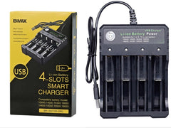 BMAX QUAD SLOTS USB BATTERY CHARGER