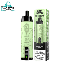 DRIP DOWN BOLD MAX DISPOSABLE - PASSION FRUIT GUAVA - 15000 PUFFS (3MG)