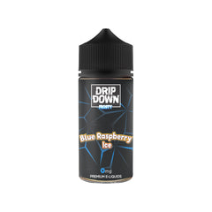 DRIP DOWN FROSTY FREEBASE – BLUE RASPBERRY ICE – 100ML (0MG-3MG-6MG)